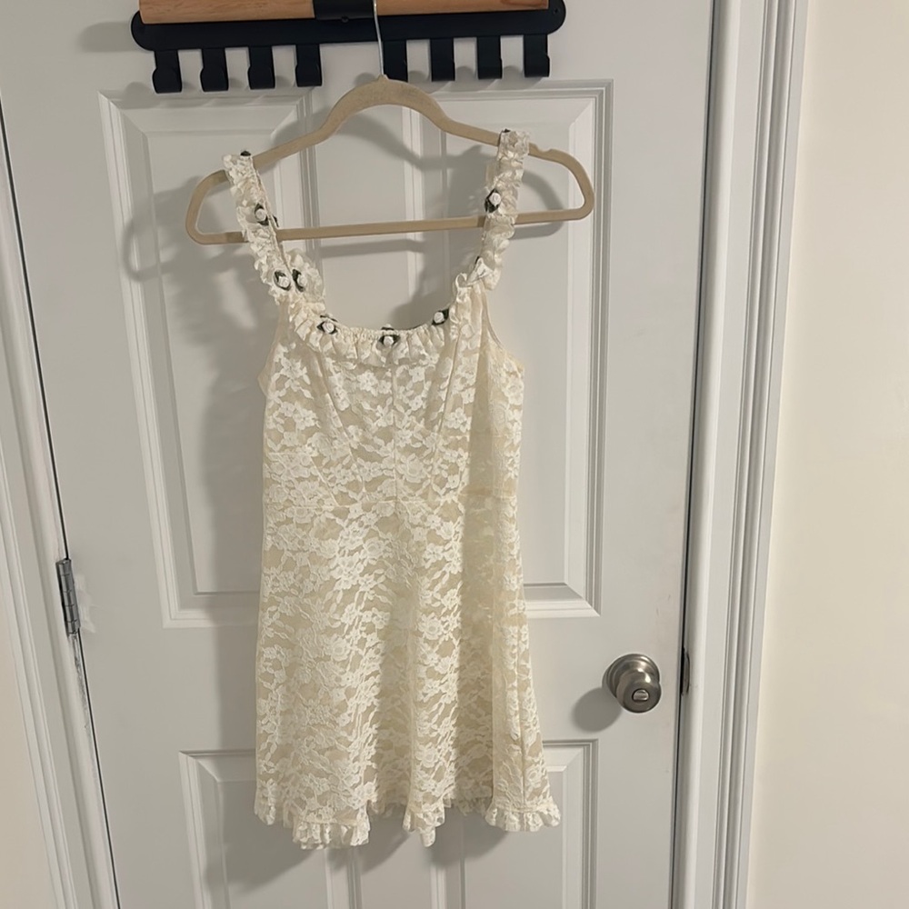 For Love And Lemons Ivory Lace Dress